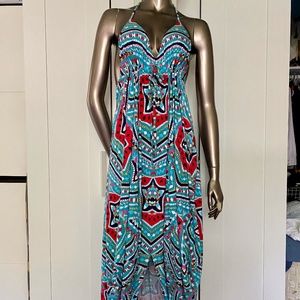 Mara Hoffman Tie Dress Estrada Turquoise